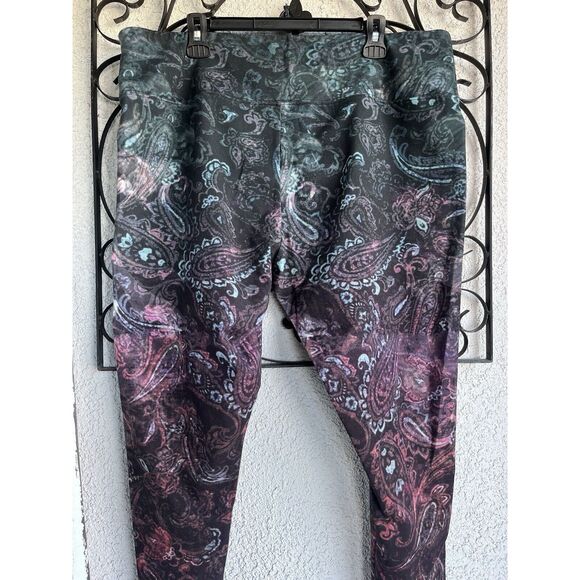 Soft Surroundings Paisley Print Ankle Pants - Size 2X - Multicolored - Picture 4 of 7